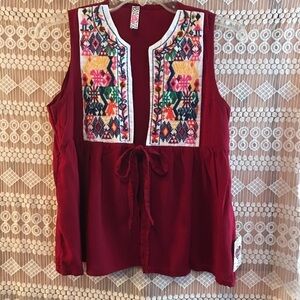 Embroidered vest (size S/M)
